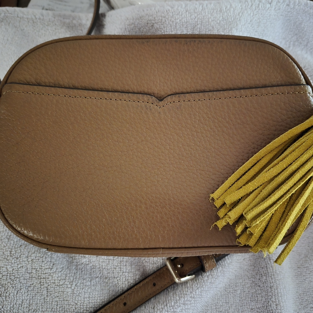 Kate Spade Yellow Suede Crossbody Bag - Picture 3 of 7